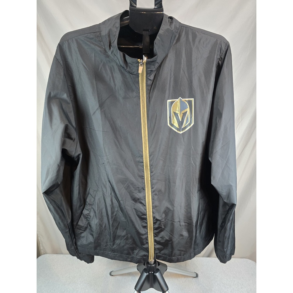 Vegas Golden Knights Jacket Zip Up Adult XL, Wind Breaker